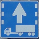 (327-6) 牽引自動車の自動車専用道路第一通行帯通行指定区間